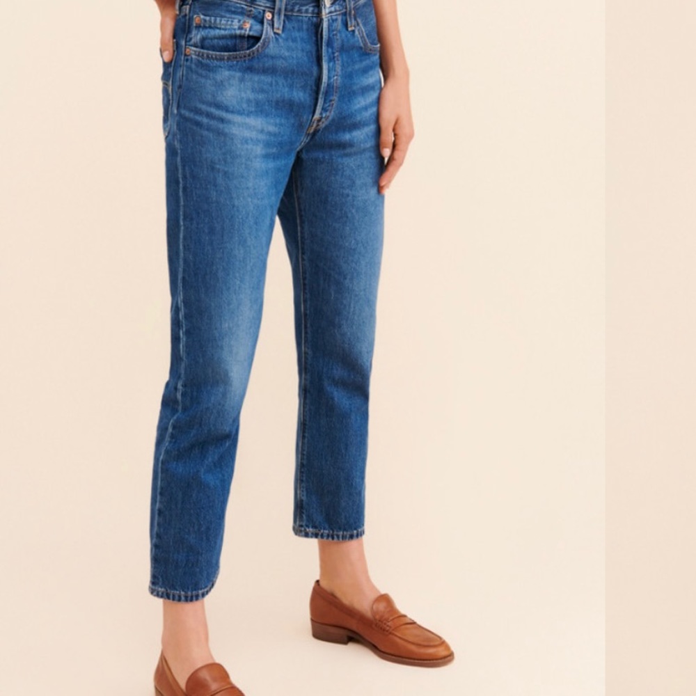 Levi’s Wedgie cropped straight leg jeans 29x26